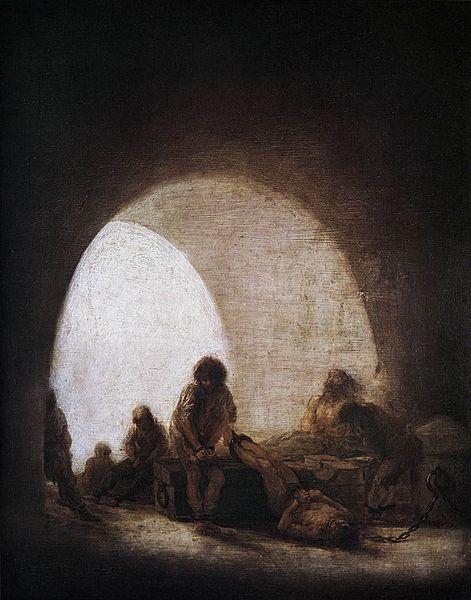 Francisco de Goya A Prison Scene France oil painting art